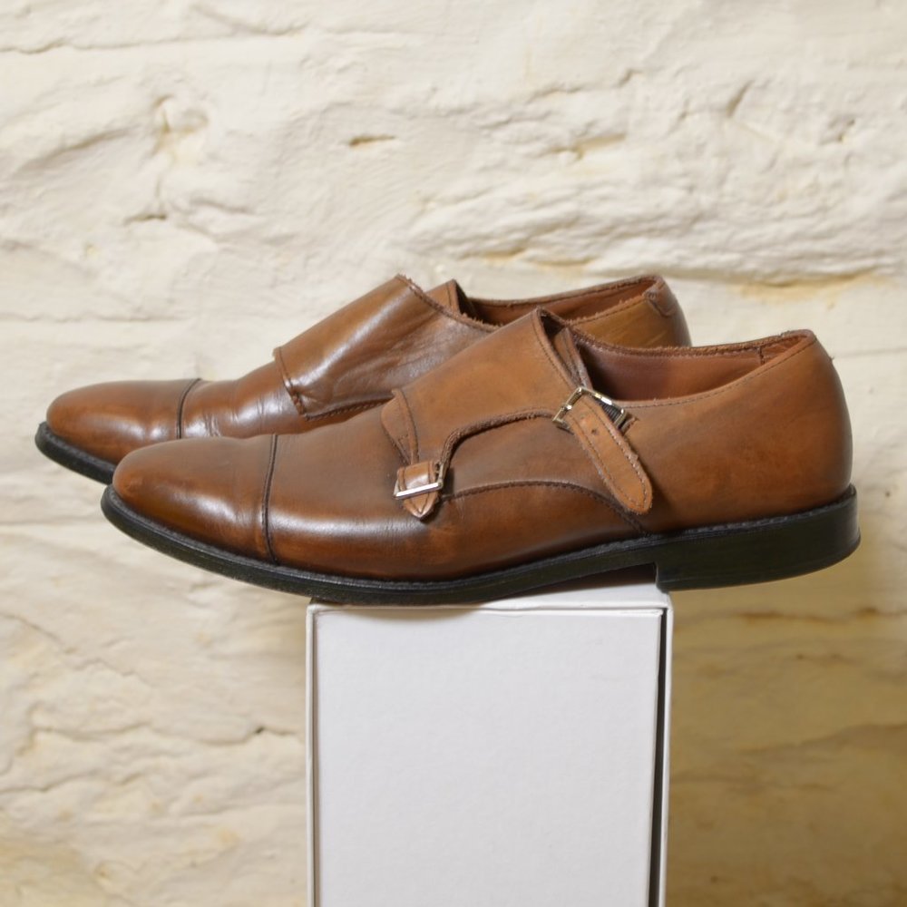 Allen Edmonds Mora 2.0 Double Monk Strap Shoes 8.5 D